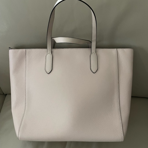 NEW***MICHAEL KORS Sinclair East West large studs leather large tote bag - PINK - Picture 8 of 14